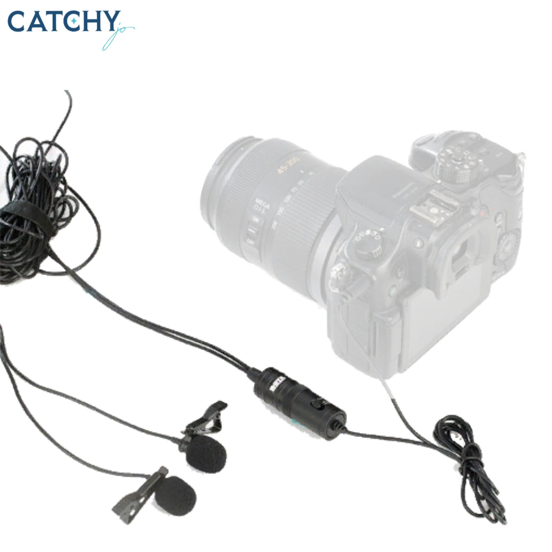 BOYA BY-M1DM Dual Lavalier Universal Microphone
