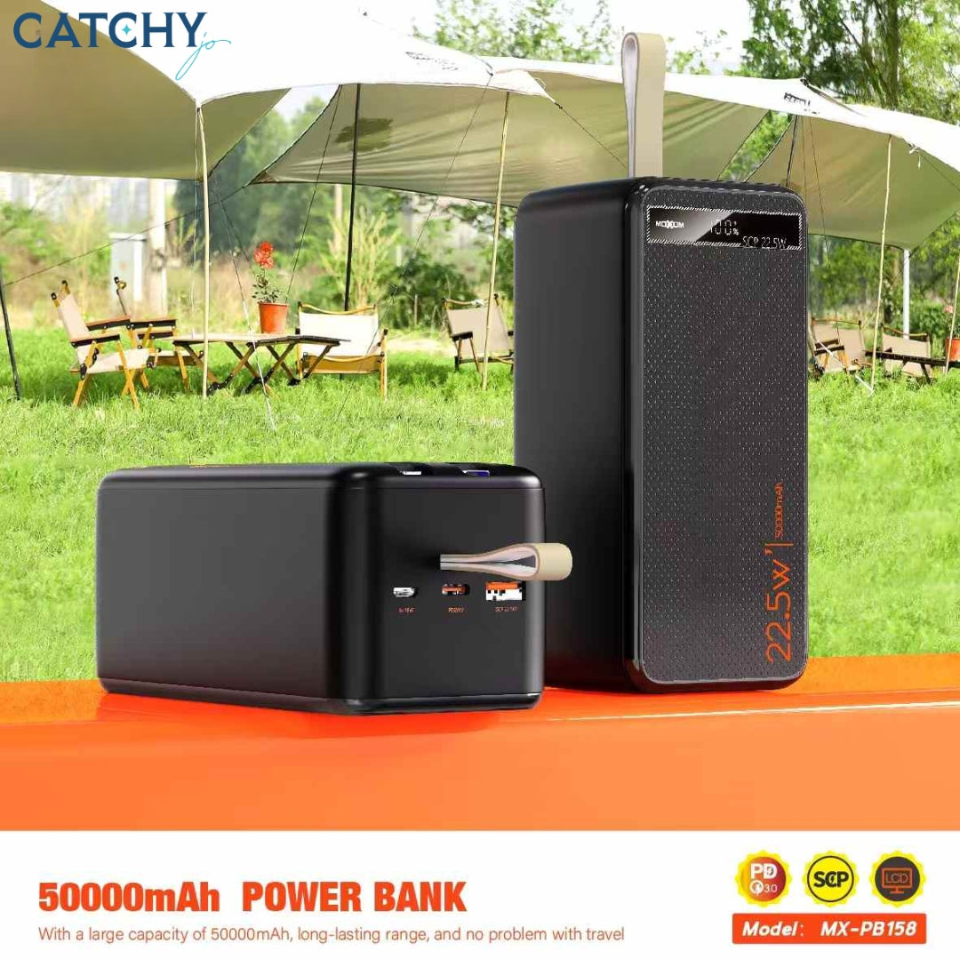 Moxom MX-PB158 Wired LCD Power Bank (50000mAh)