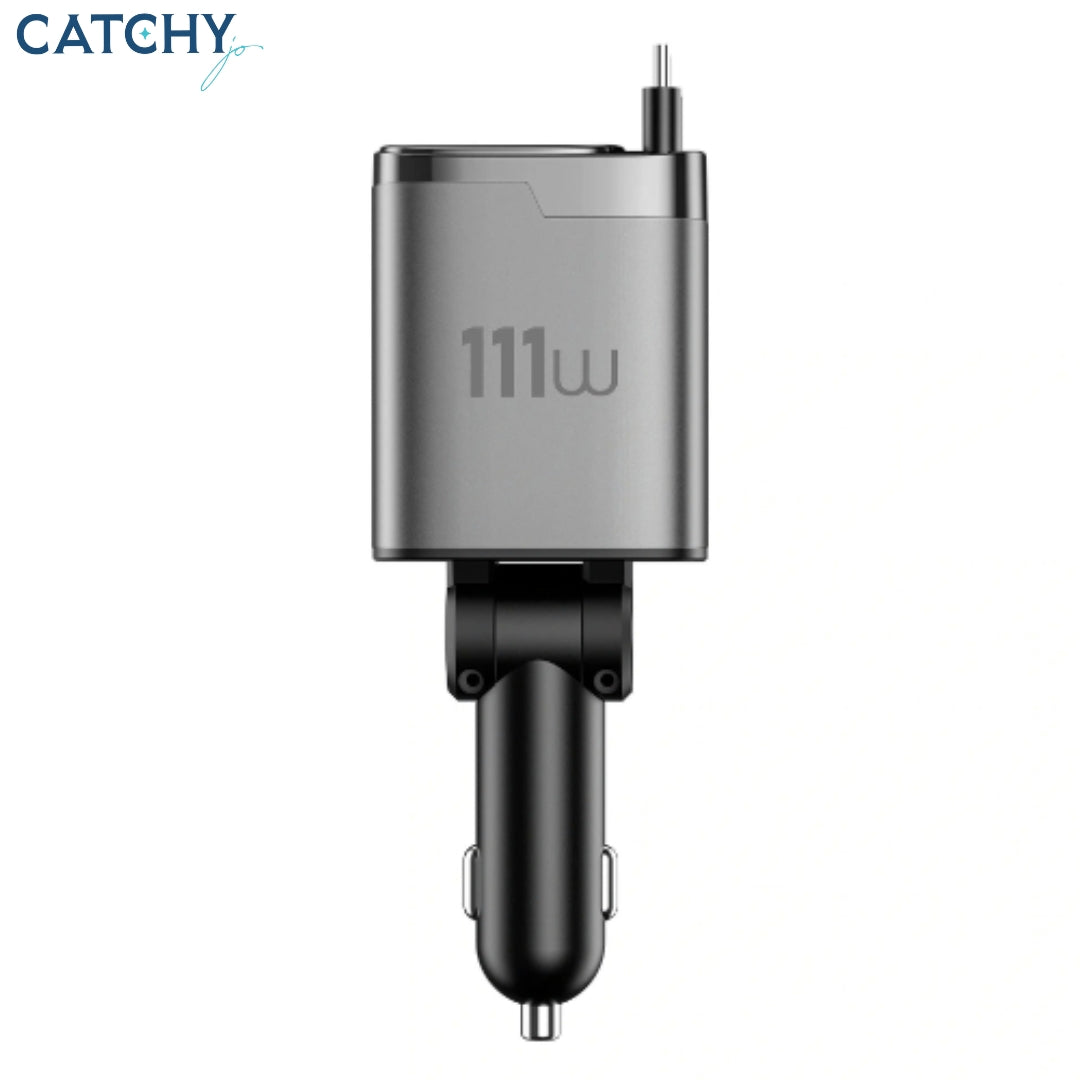 WiWU WI-CC034 Helix Pro GaN Multi-Port Fast Car Charger (111W)