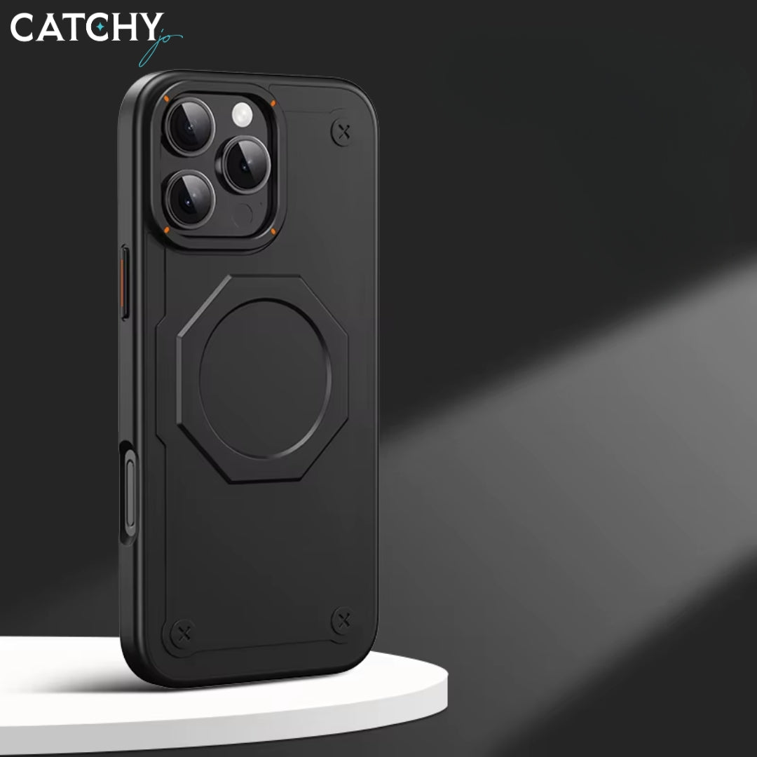 جراب iPhone Max مقاوم للصدمات مع شحن لاسلكي