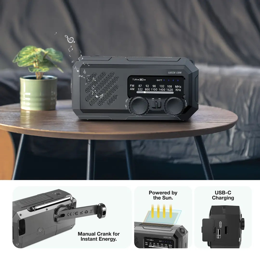 Green Lion G-Radio Lite with Power Bank & Flashlight