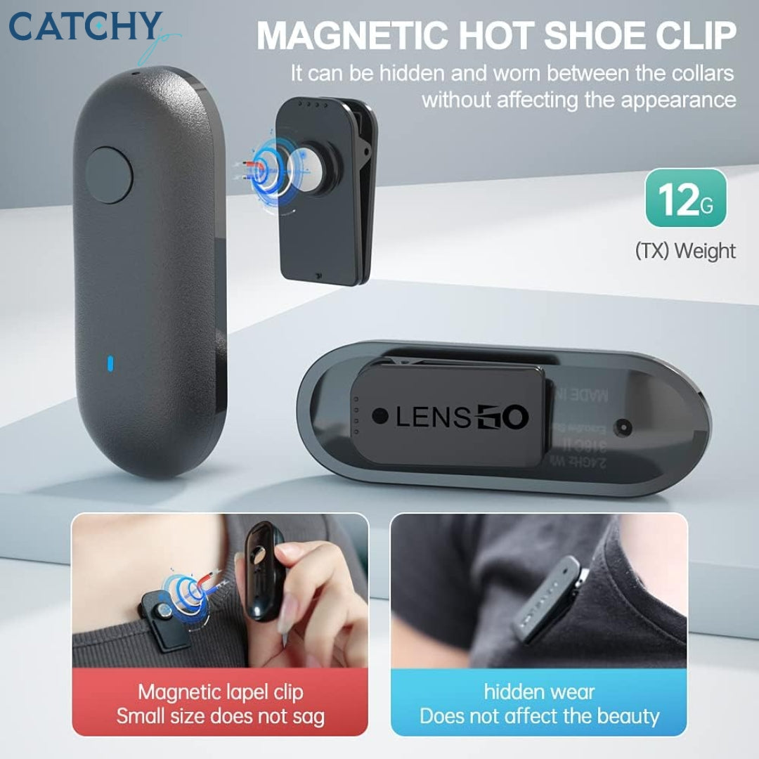 LENSGO Wireless Dual Clip Microphone