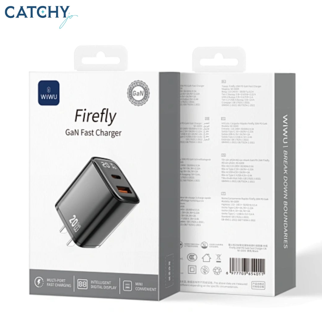 WiWU Wi-G009 Firefly GaN Fast Charger Adapter (20W)