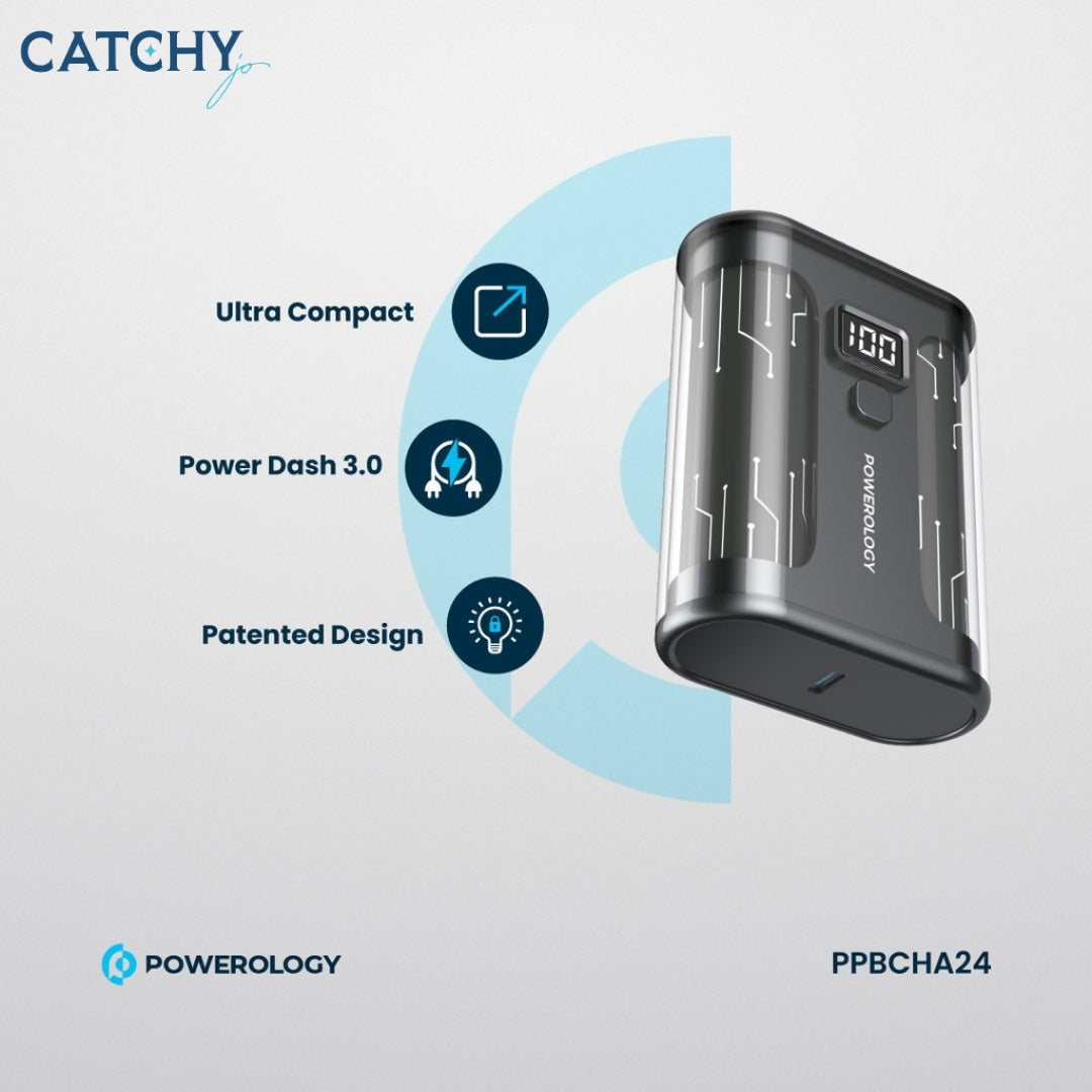 Powerology Crystalline Series PowerBank 10000mAh (35W)
