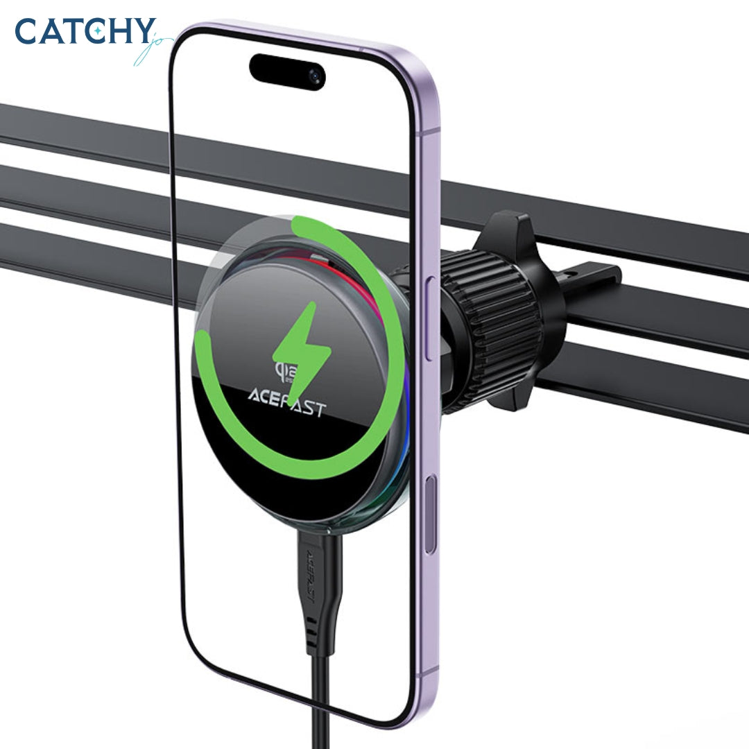 ACEFAST D61 Qi2 Magnetic Wireless Charging Car Holder