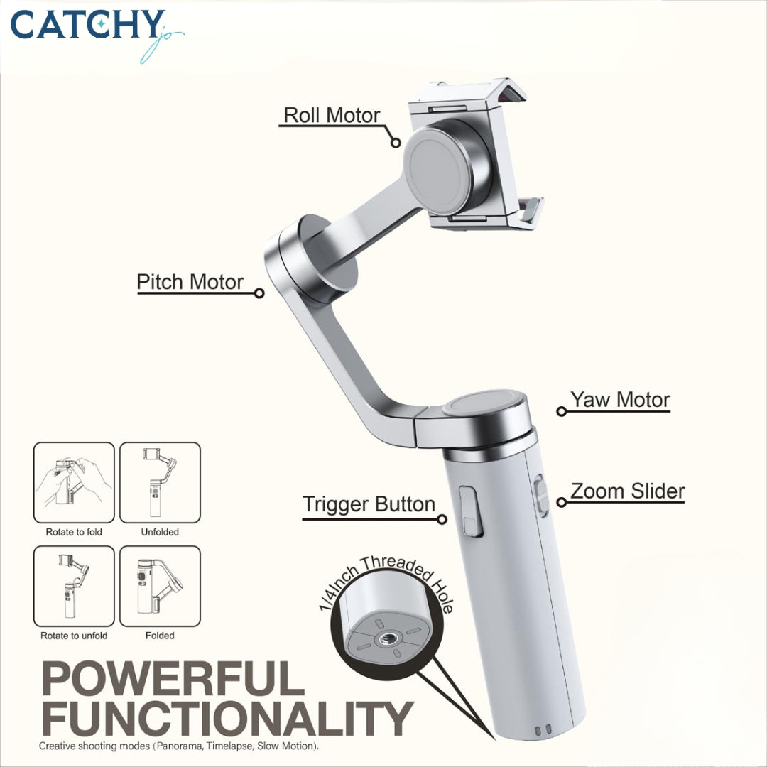 Moxom MX-GB01 Fold Gimbal Stabilizer