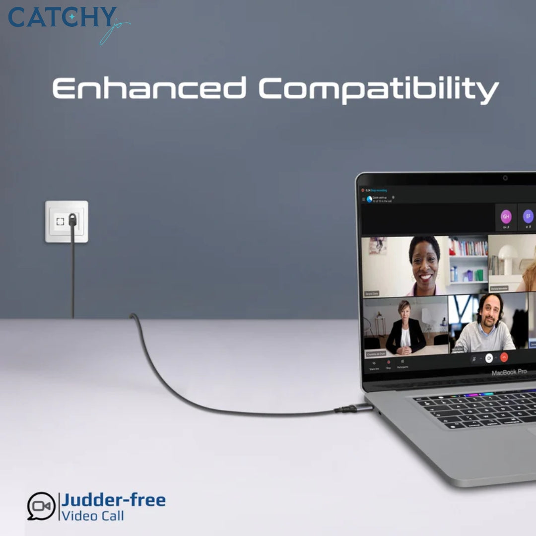 PROMATE CLink-RJ45 High-Speed USB-C To Gigabit Ethernet Cable (5M)