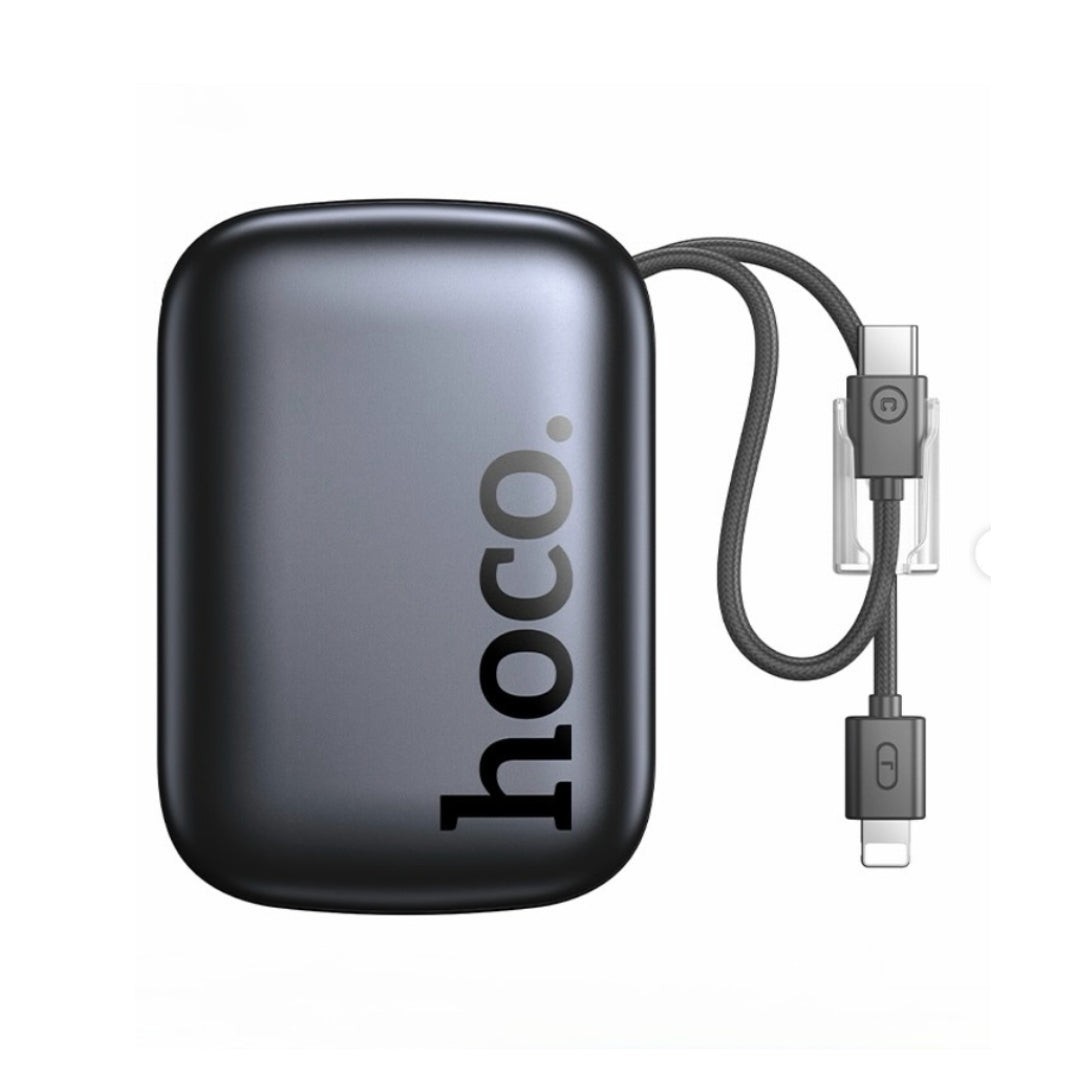 Hoco Q55 Power Bank With Two Built-in Cables (20000mAh)