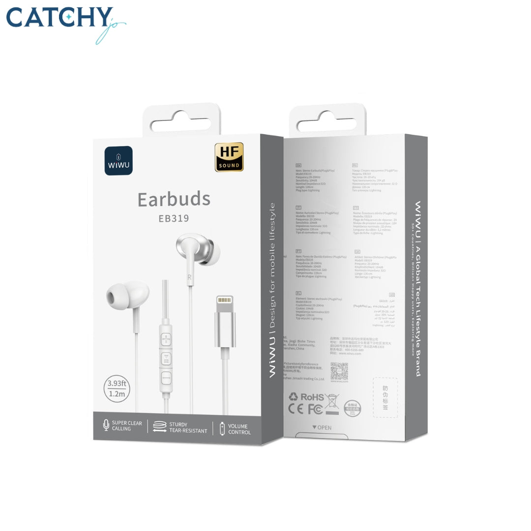 WiWU EB319 Lightning Stereo Wired Headphones
