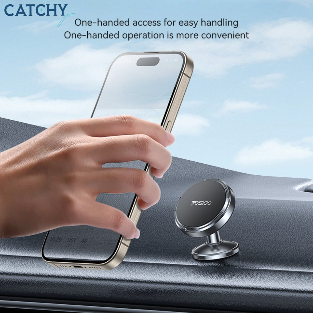 YESIDO C215 360 Rotation Magnetic Suction Car Phone Holder