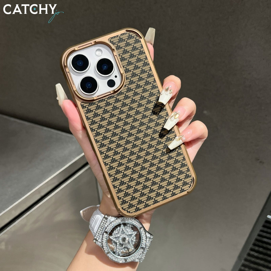 Classic Gold Shockproof Anti-Slip iPhone Case