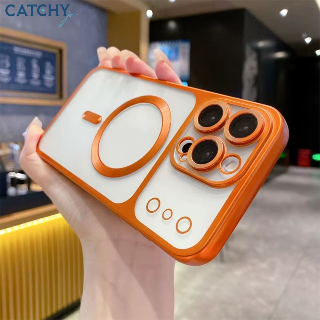 iPhone Camera Lens Electroplating Magnetic Case