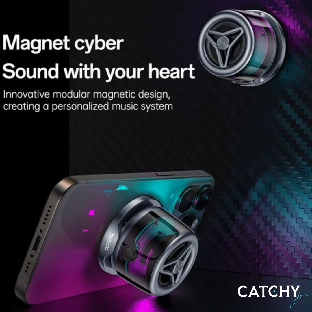 YESIDO YSW32 Magnetic Mini Bluetooth Speaker With LED Ambient Light