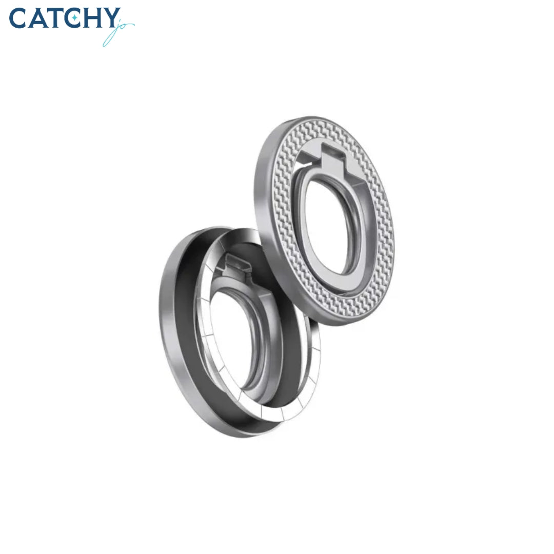 PULOKA 360° Magnetic Ring Holder With Flip-Up Carbon Effect Ring