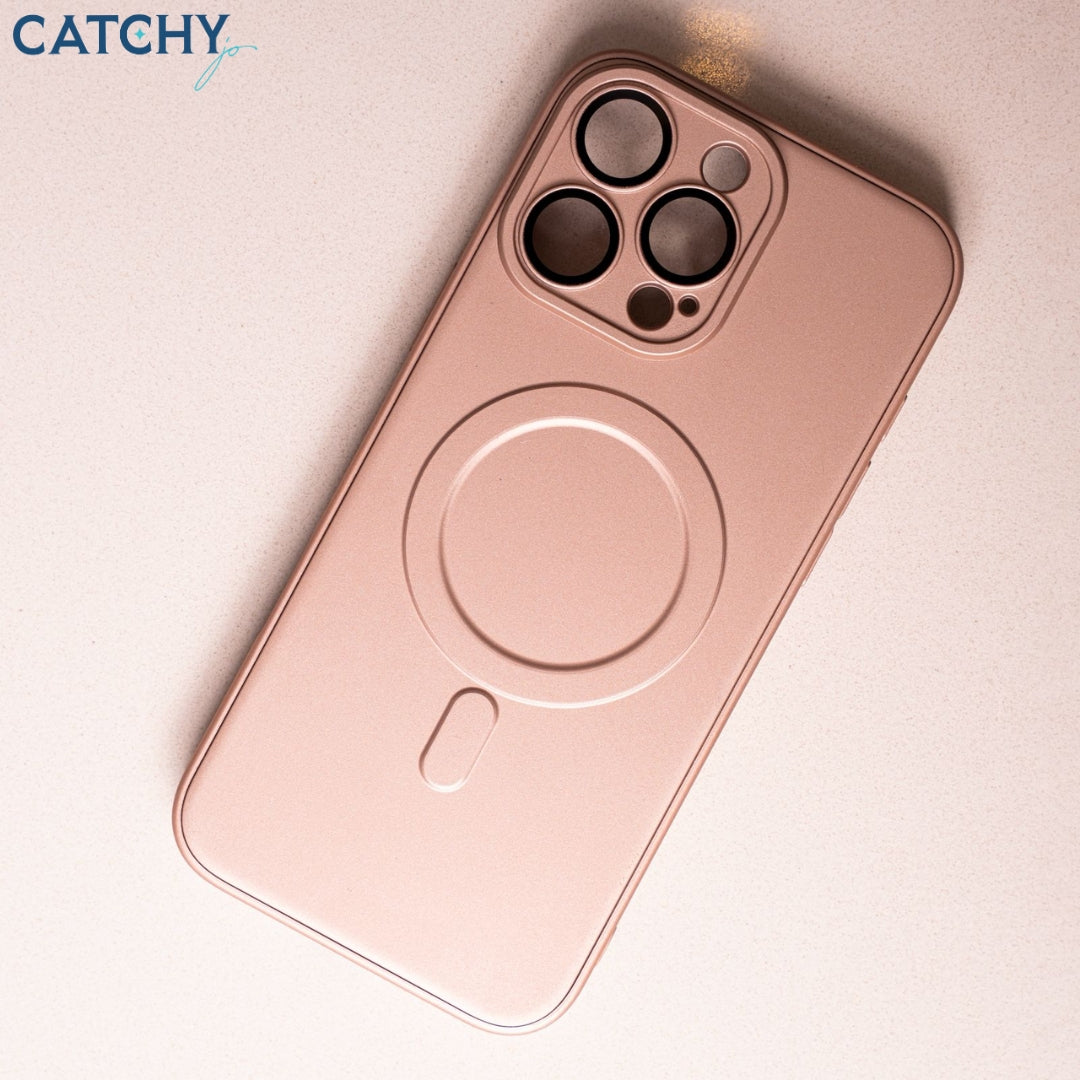 iPhone Silicone MagSafe Slim Case With Camera Protector