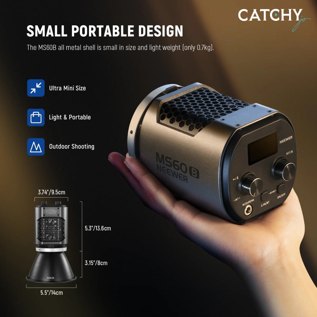 Neewer MS60B Bi-Color LED Monolight