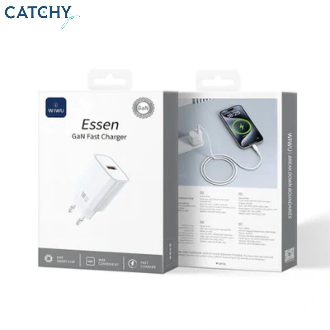 WiWU Wi-G006 Essen GaN Fast Charger Adapter (18W)