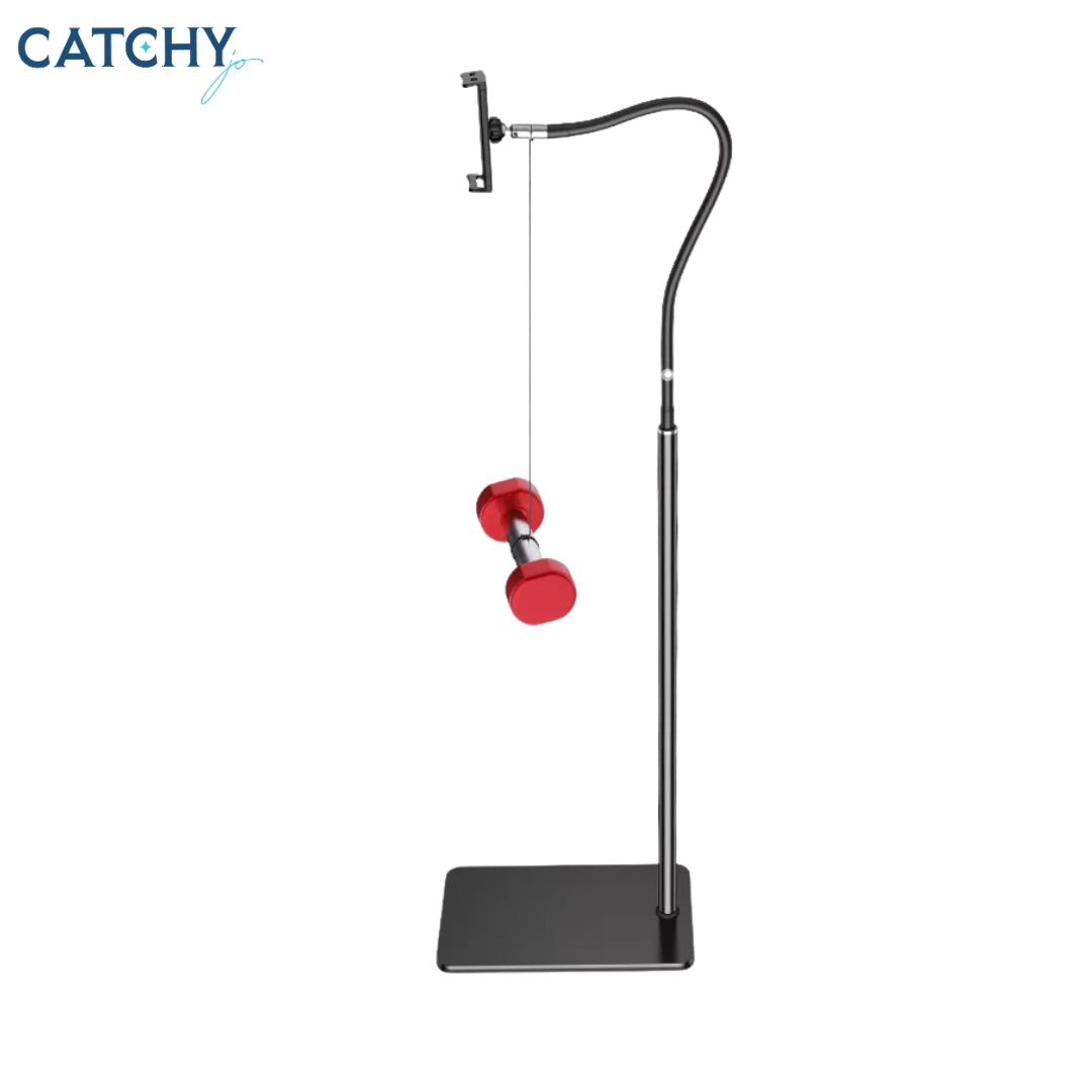 Adjustable Long Arms Stainless Steel Tablet & Phones Stand