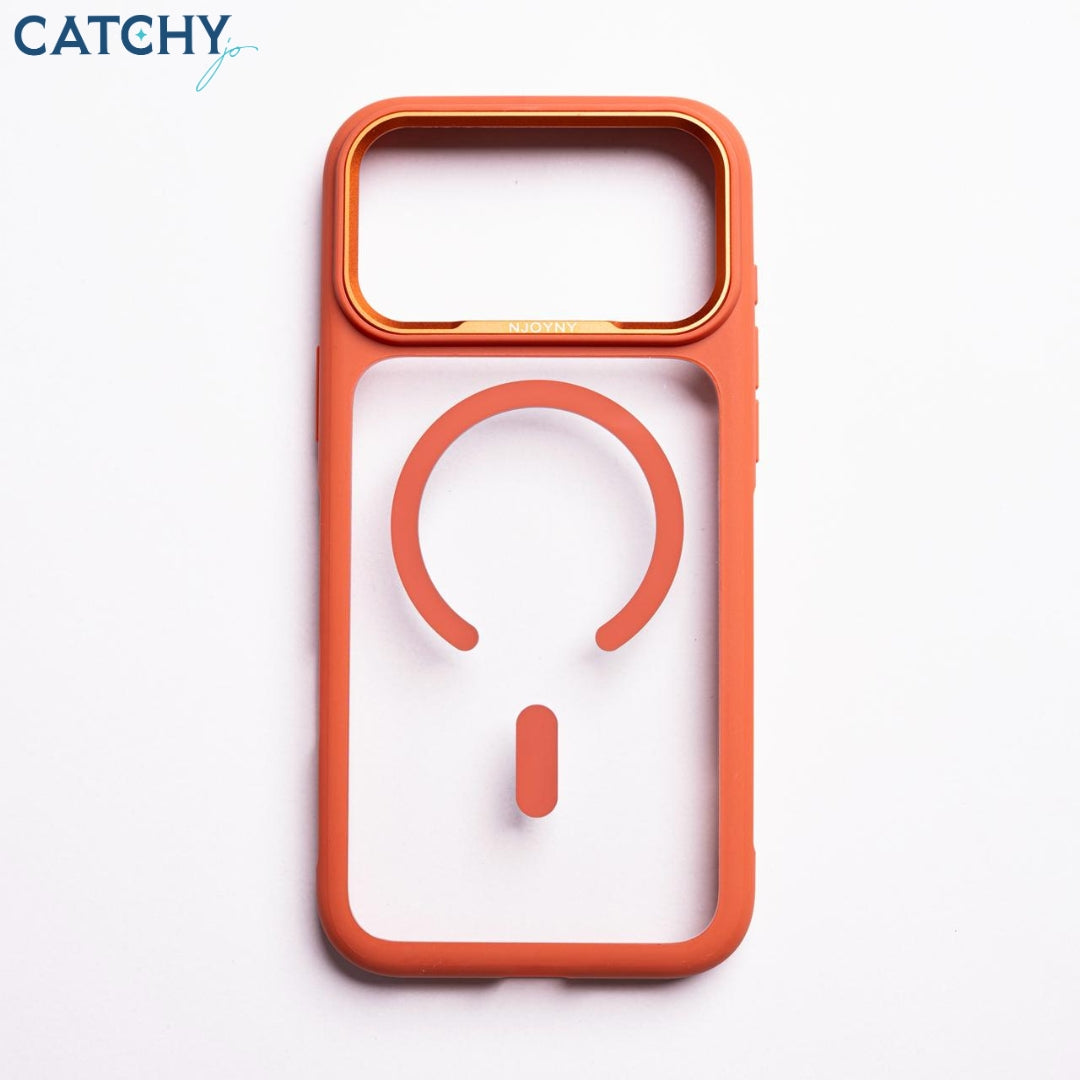 NJOYNY iPhone Luxury Plain MagSafe Case