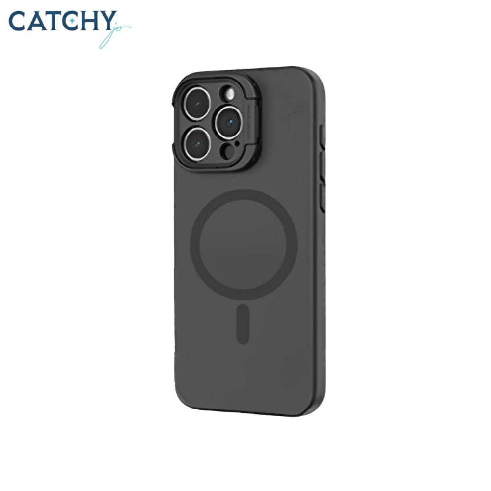 ROCK iPhone حافظة شحن لاسلكي مع حامل قابل للطي