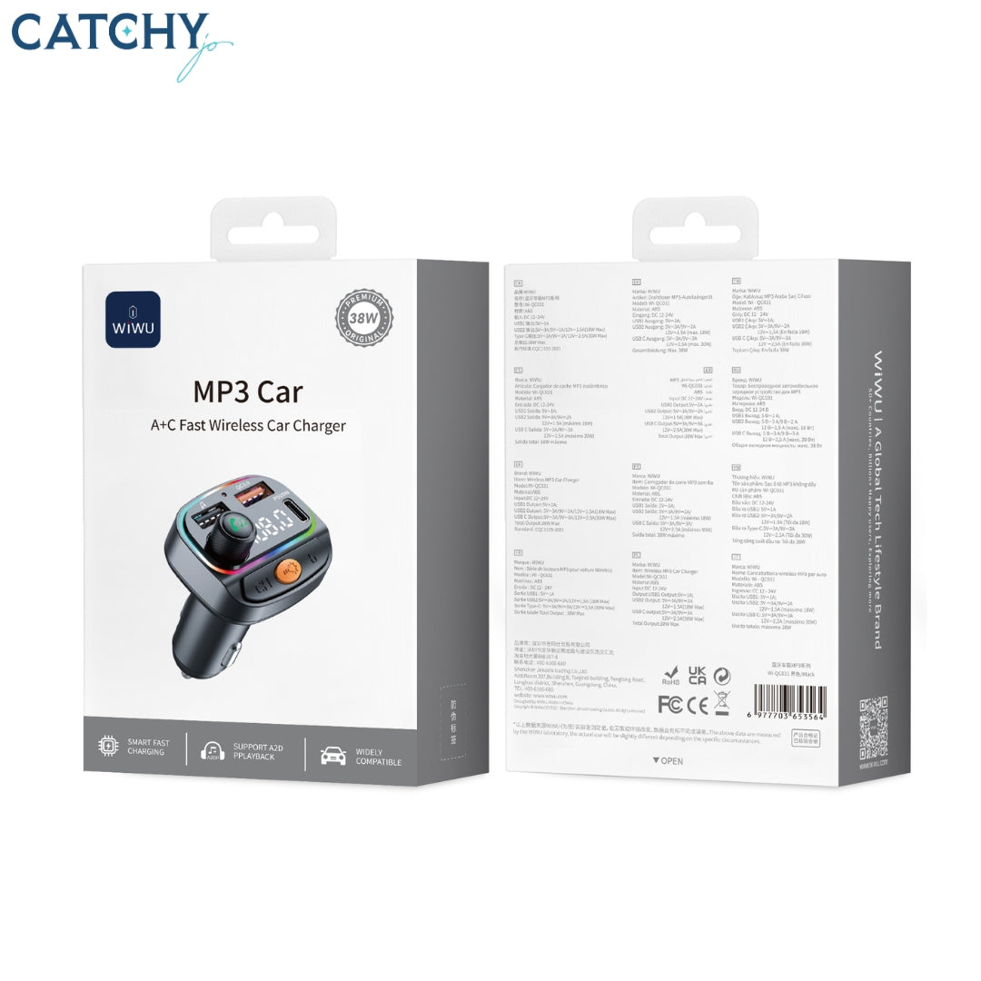 WiWU Wi-QC031 MP3 Car Charger