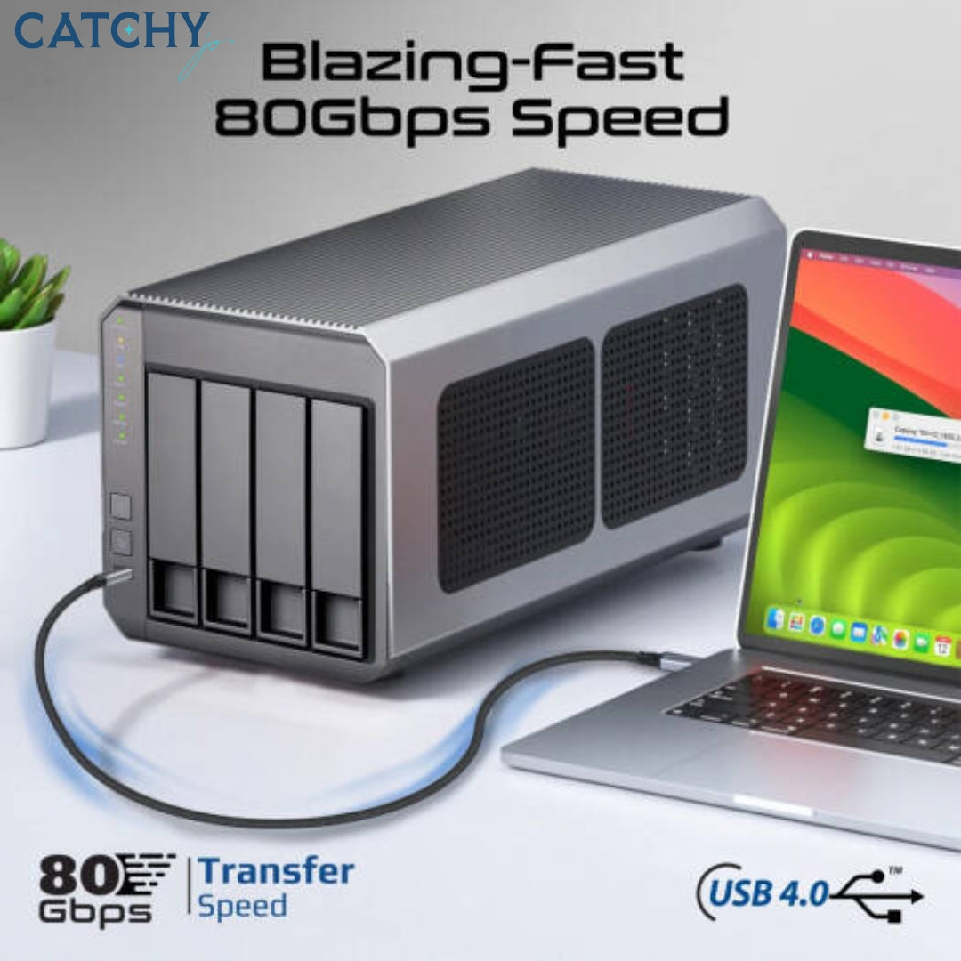 PROMATE PowerBolt 5-80G USB-C Charging Cable (1.2M)