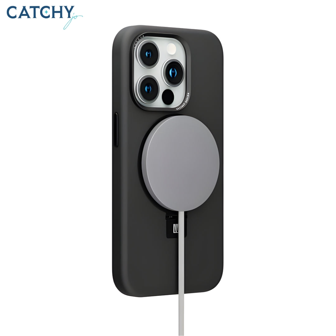 LEVELO Iris Pro غطاء iPhone من السيليكون السائل