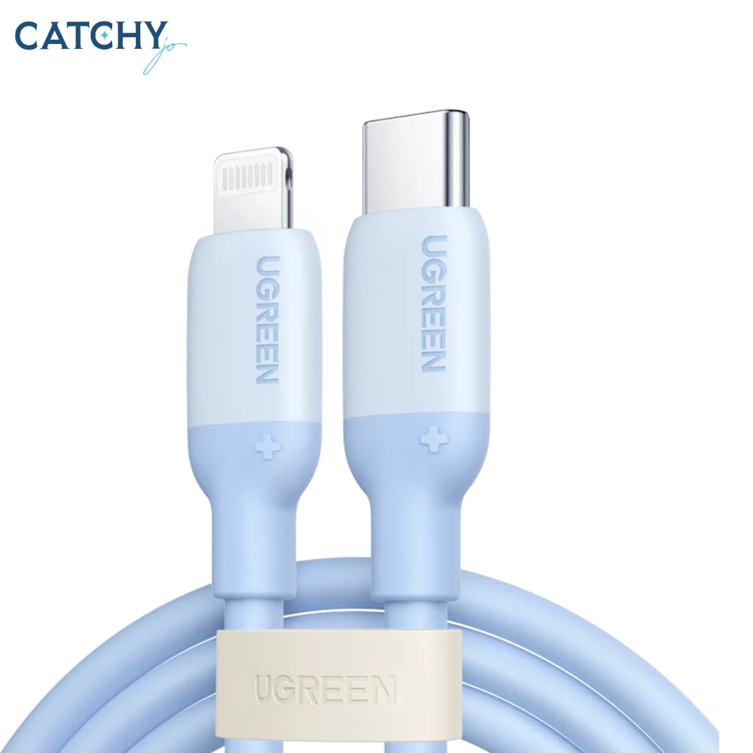UGREEN كابل شحن Lightning إلى USB-C لطيف على البشرة