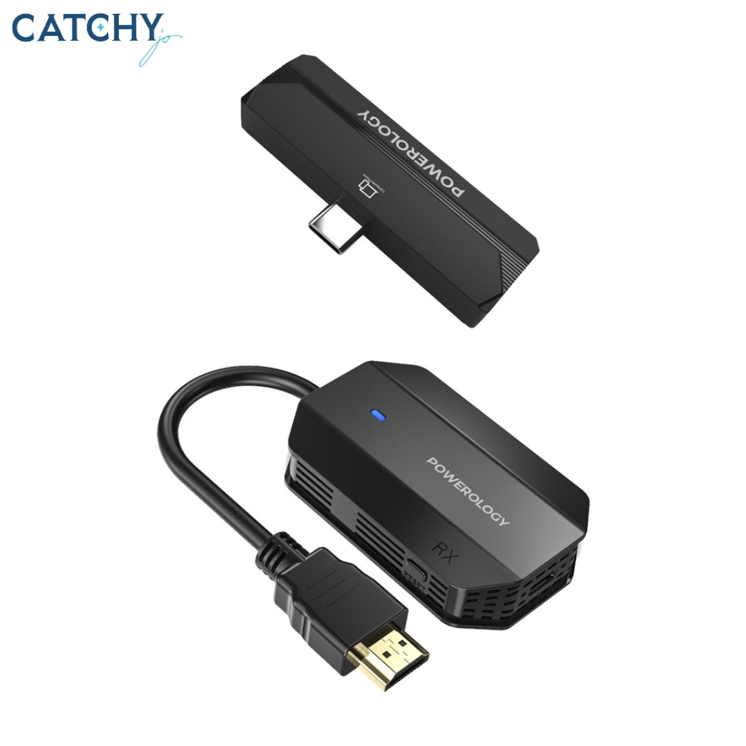 Powerology Wireless HDMI Type-C Adapter Audio & Video