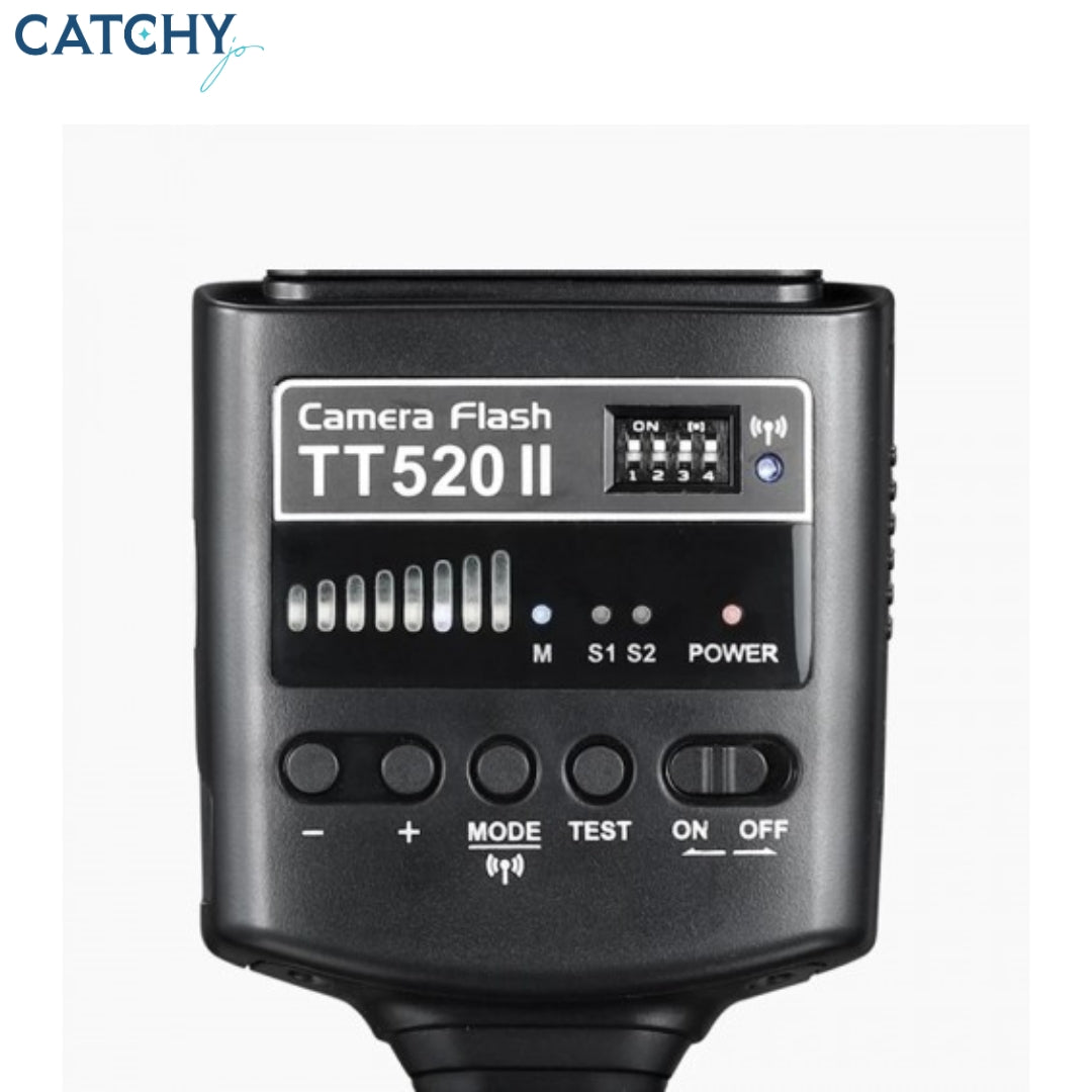 فلاش Godox TT520 II عالمي مع طقم مُشغّل ومرسِل