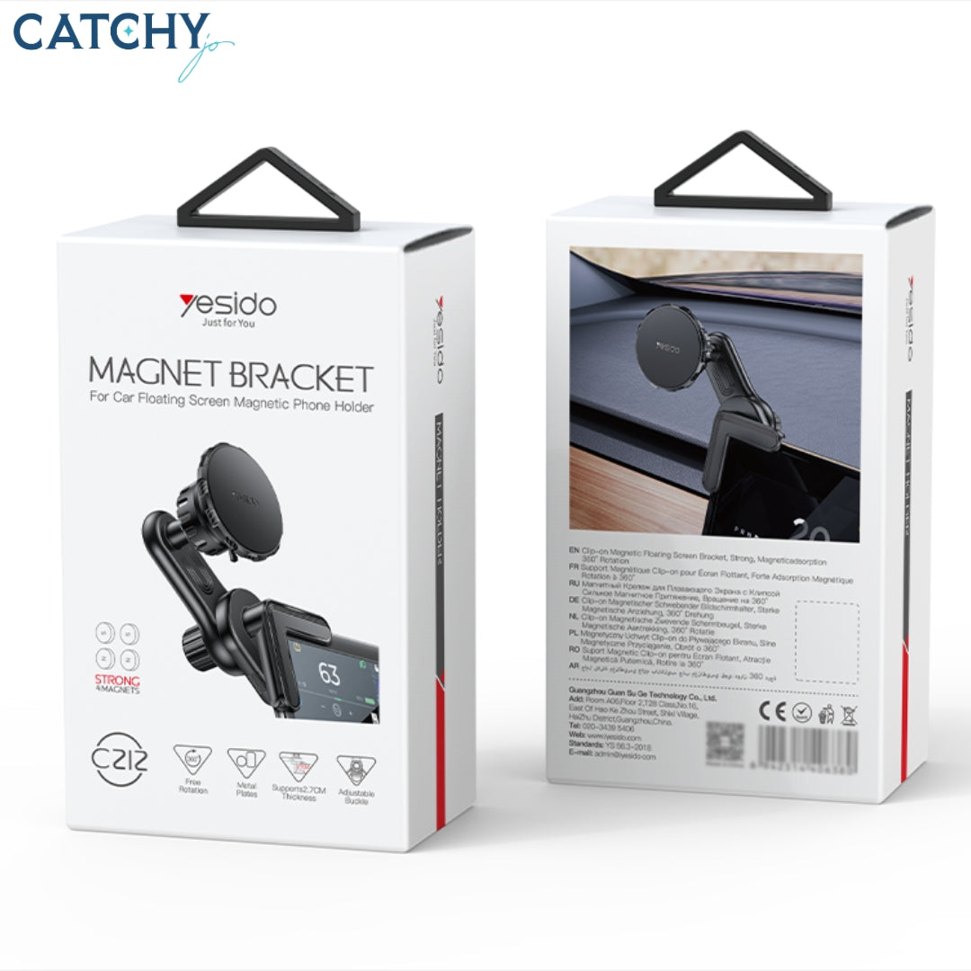 YESIDO C212 360 Degree Magnetic Car Phone Holder