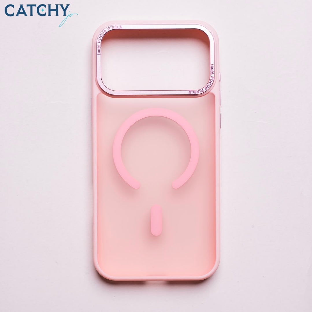 Acrylic Matte Magnetic Wireless Charge iPhone Case
