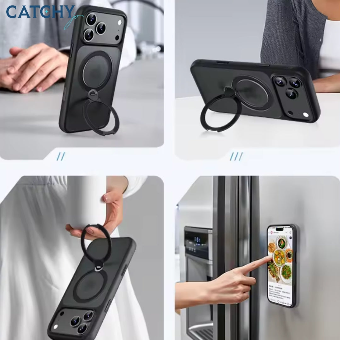 Blueo iPhone Magnetic Invisible Stand Slim Case