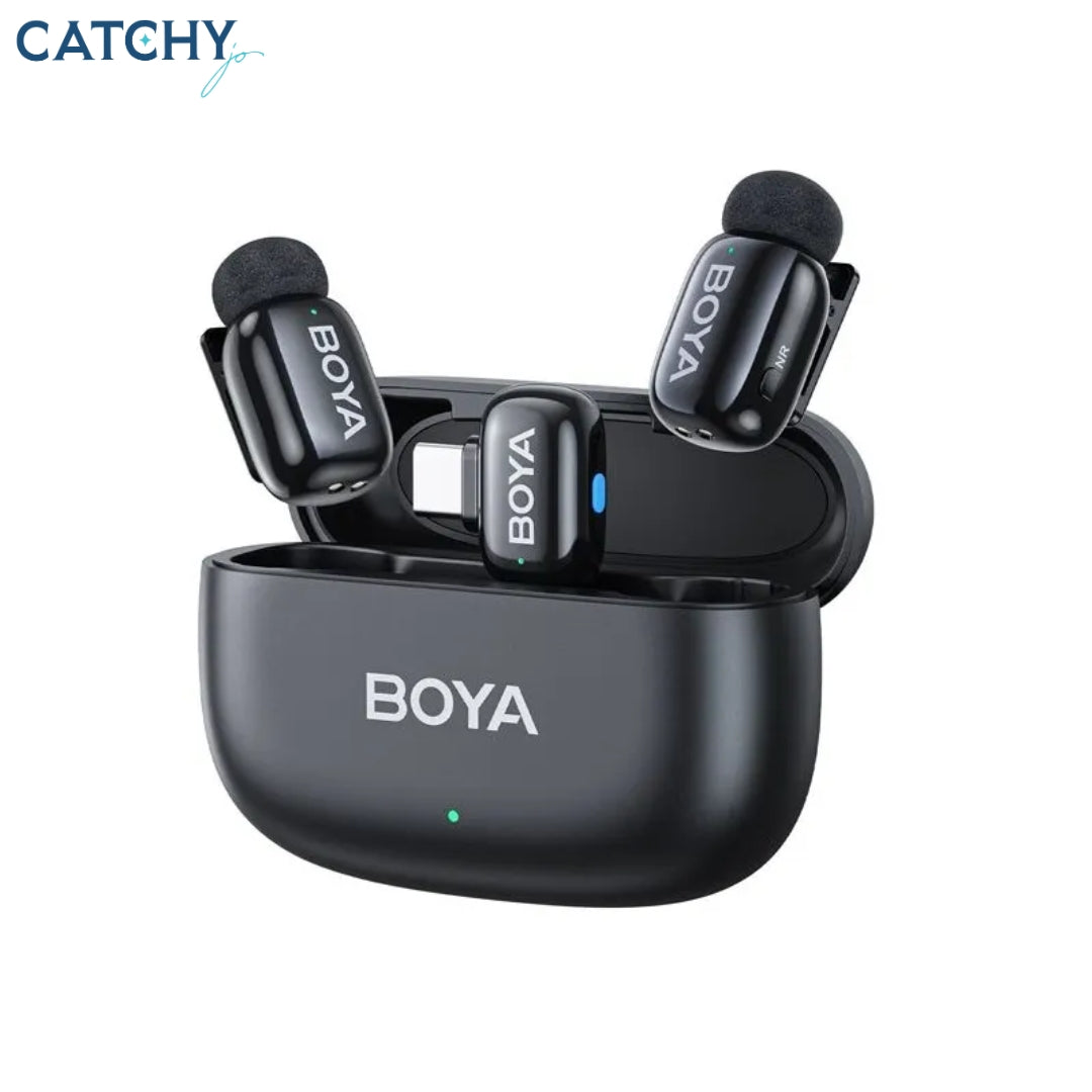 BOYA Mini 14 Type-C Dual Wireless Microphone With Charging Case
