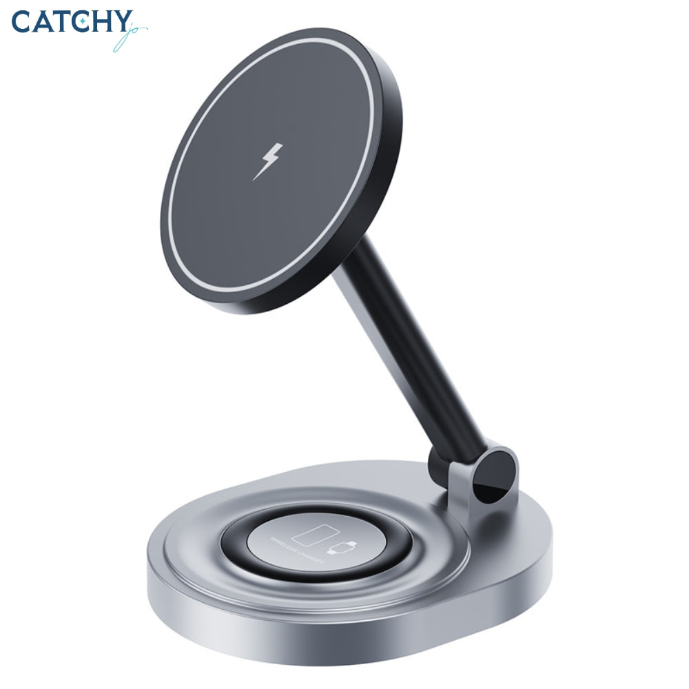 2 in 1 Magnetic Wireless Charger Stand
