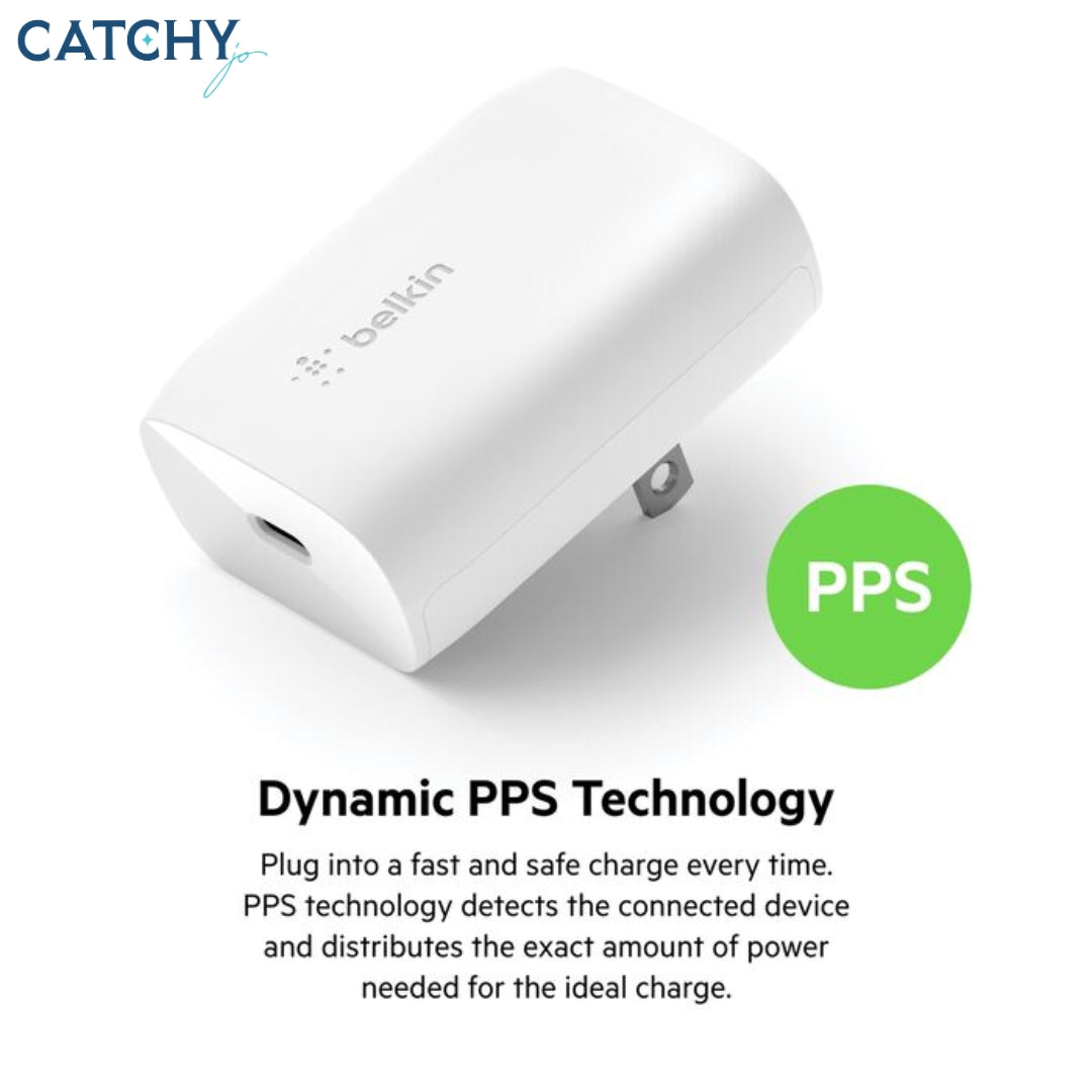BELKIN BoostCharge USB-C Wall Charger (30W)