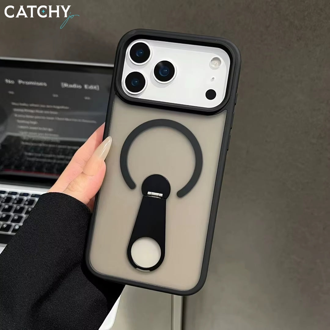 iPhone Pull Tab Stand Magnetic Case