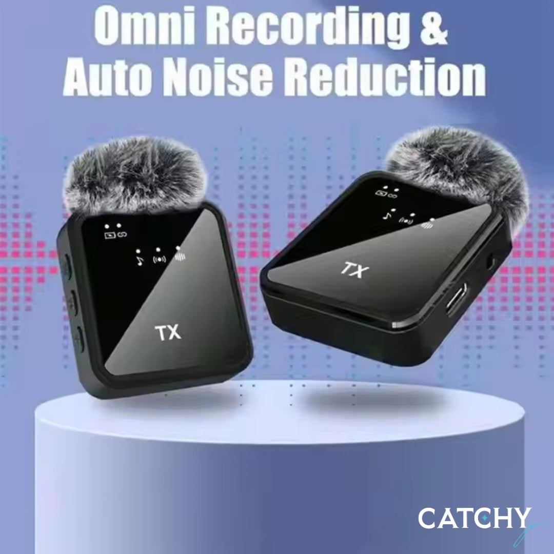 Mini Microphone Type-C F15 2 Mic Wireless Lavalier