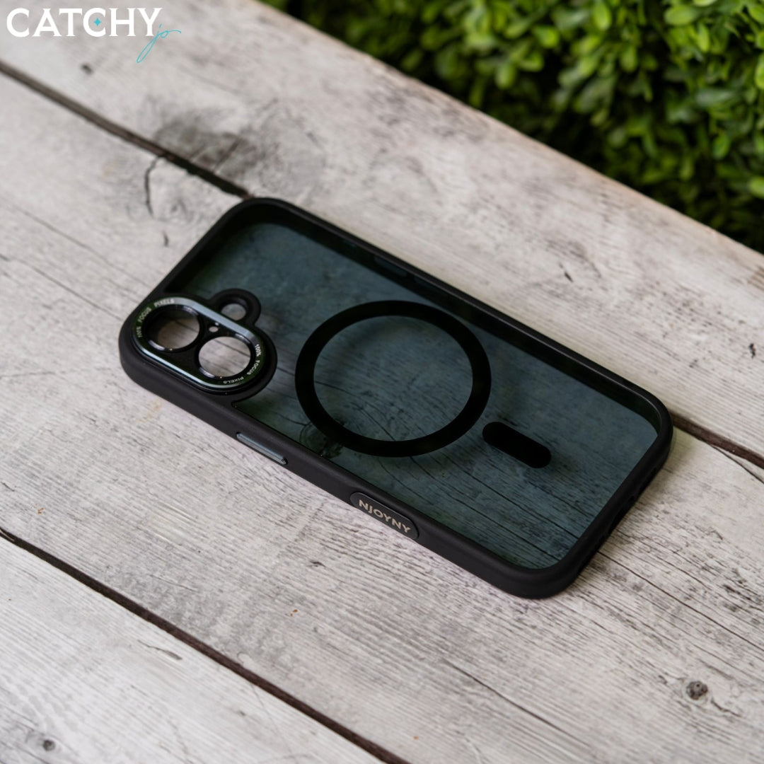 iPhone Series (11+12+13) Luxury Clear MagSafe Case With Camera Protector