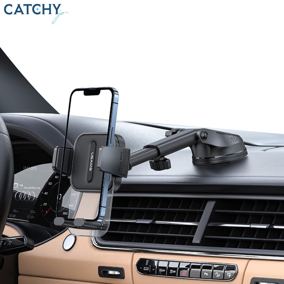 USAMS US-ZJ072 Console Retractable Transparent Car Holder