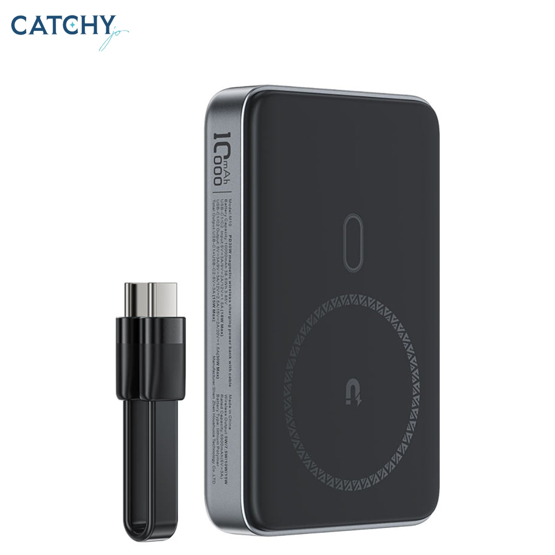 ACEFAST M10 Wireless Power Bank With Type-C Cable (10000mAh)