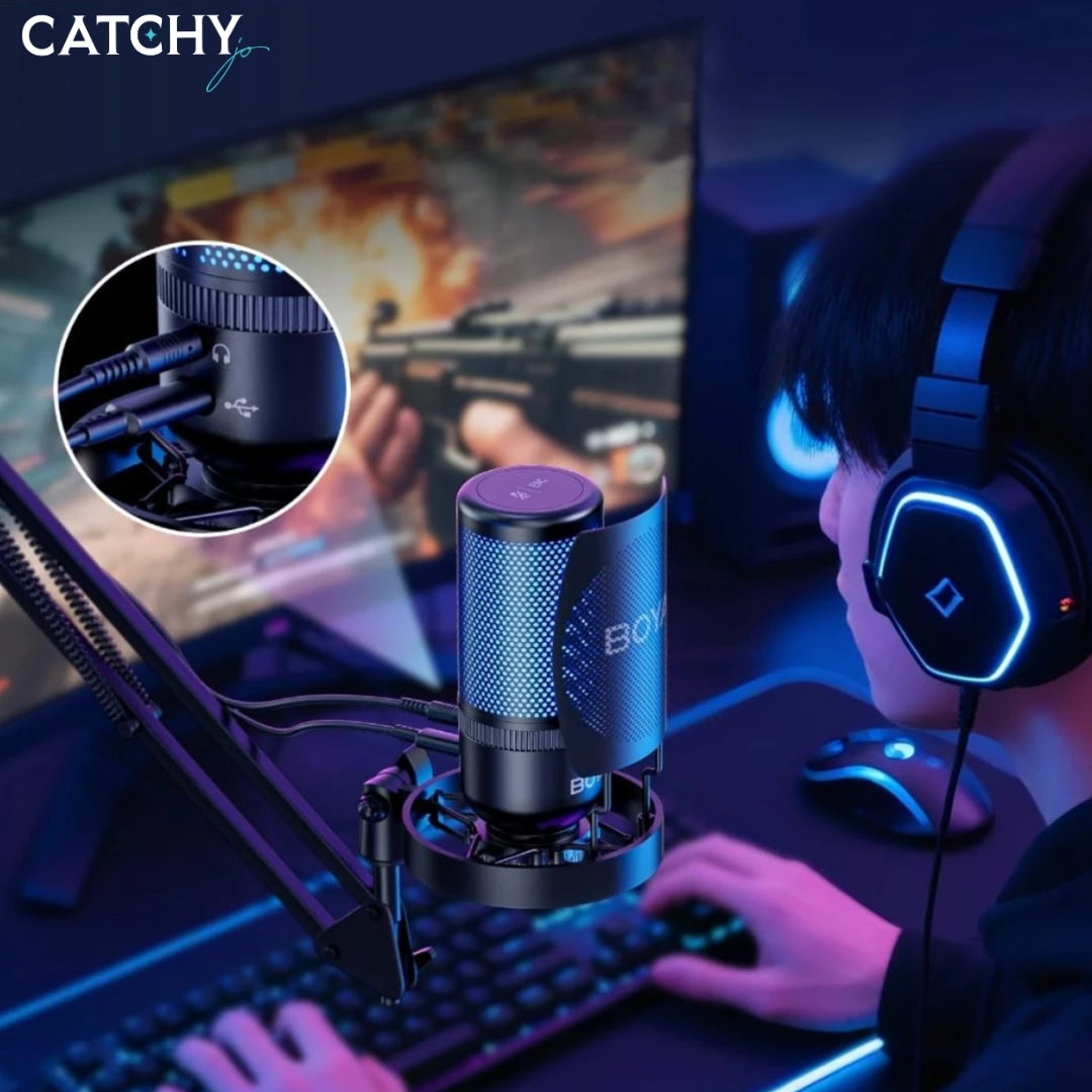 BOYA K3 RGB USB Type C Microphone For Streaming