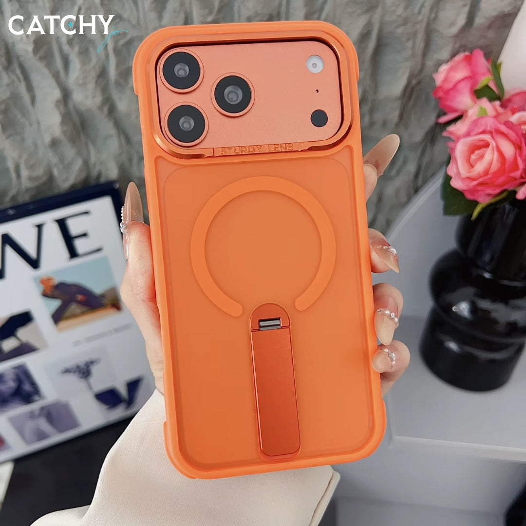 Semi Transparent iPhone Case With Stand