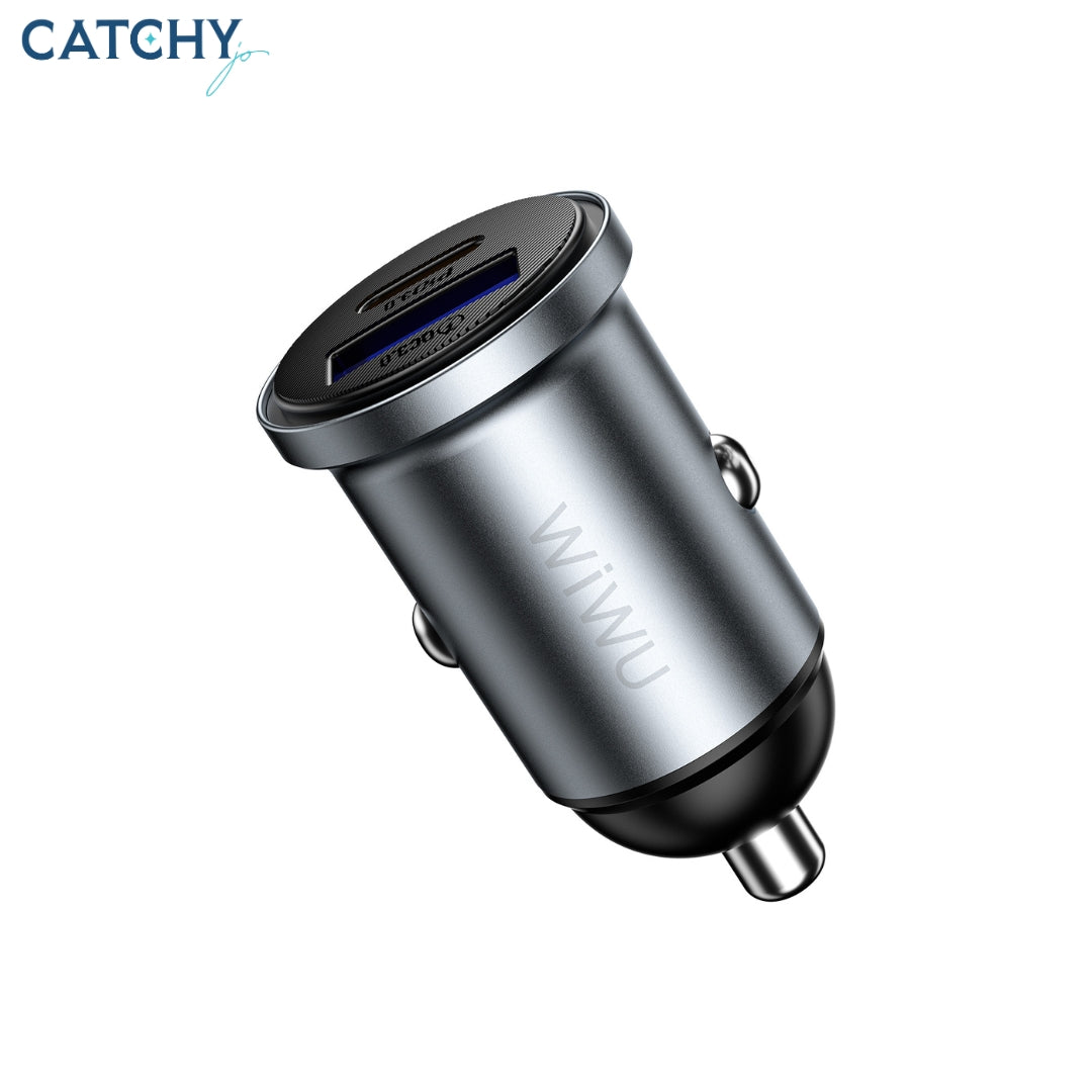 WiWU Wi-CC030 Nano Lite Type-C to Lighting Fast Car Charger (35W)