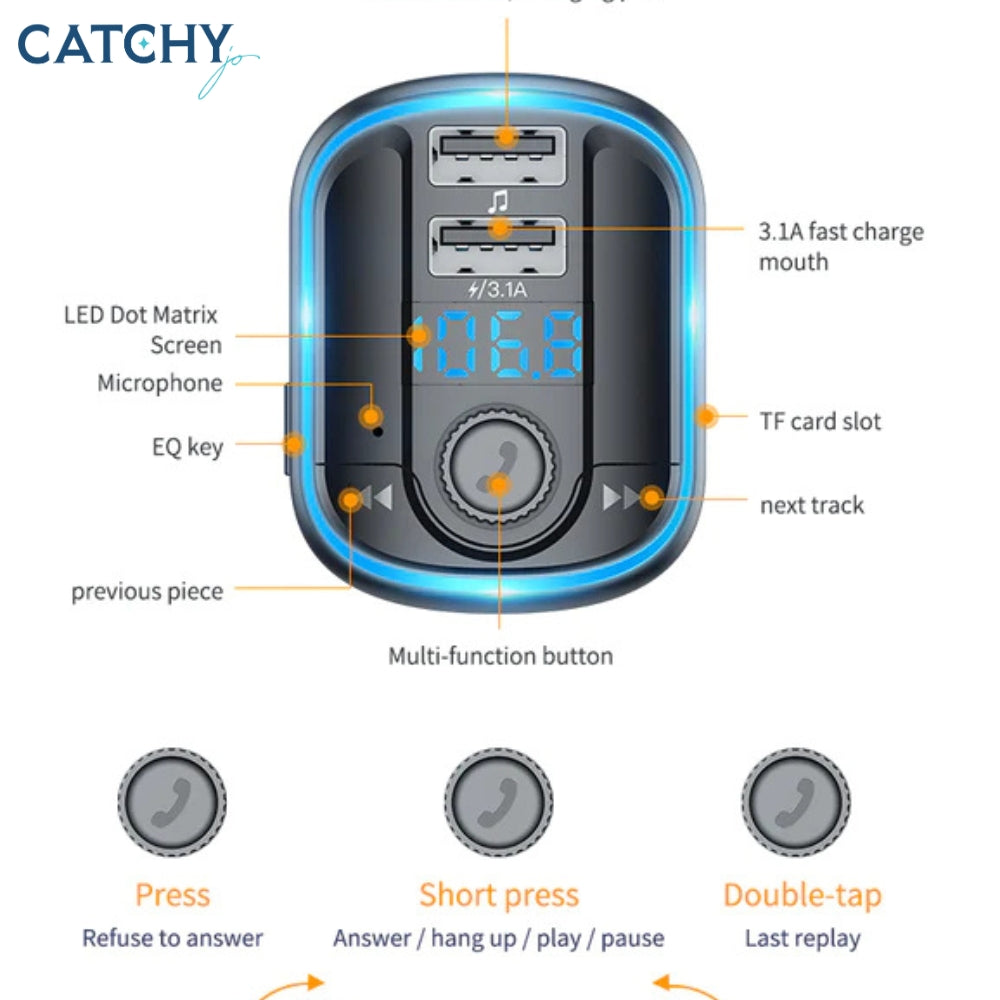 YESIDO Y44 FM Transmitter