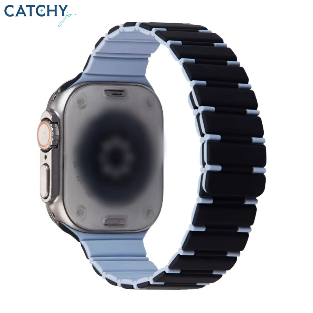 Two Color Sport Silicone Watch Apple Band
