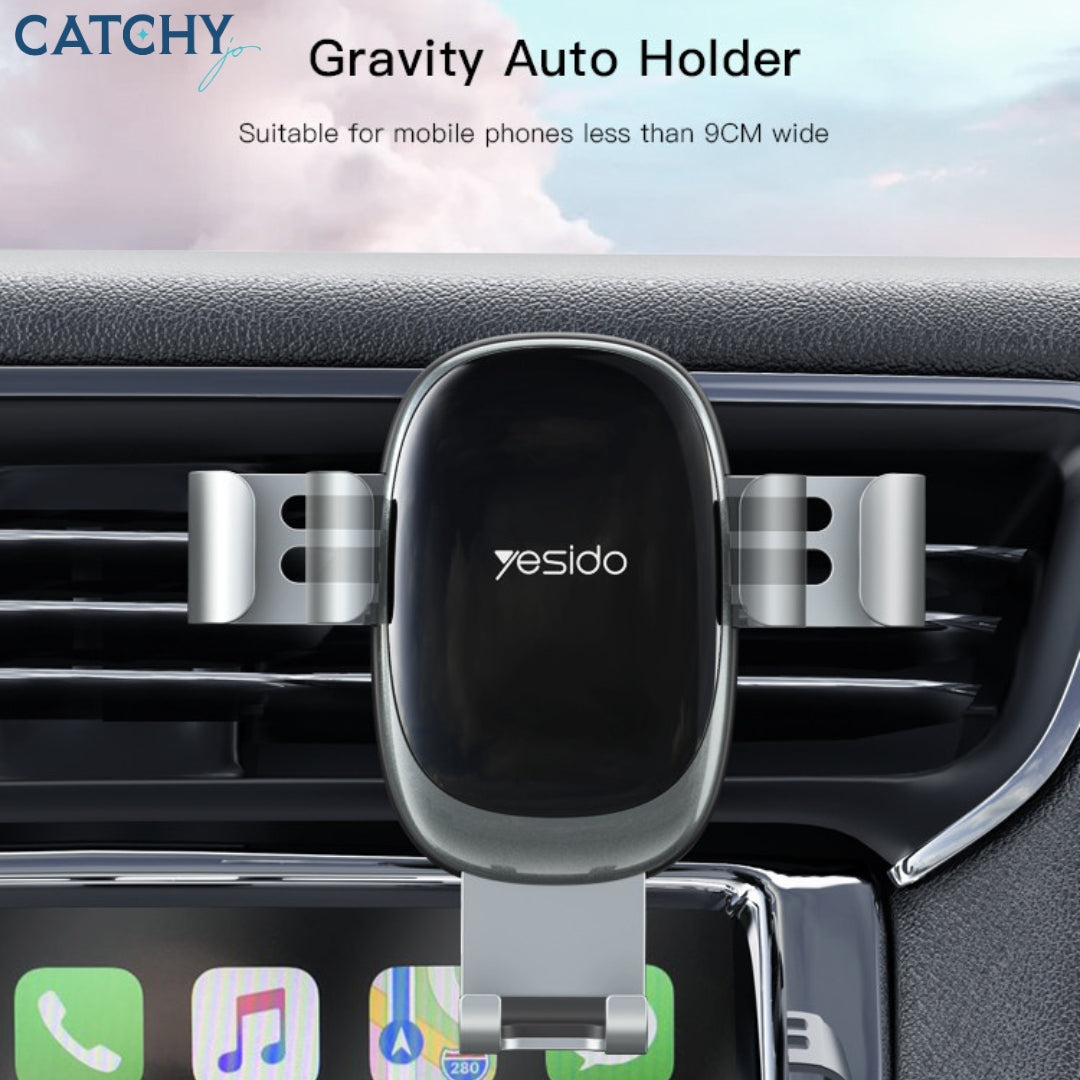 YESIDO C122 Air Vent Clip Gravity Car Phone Holder