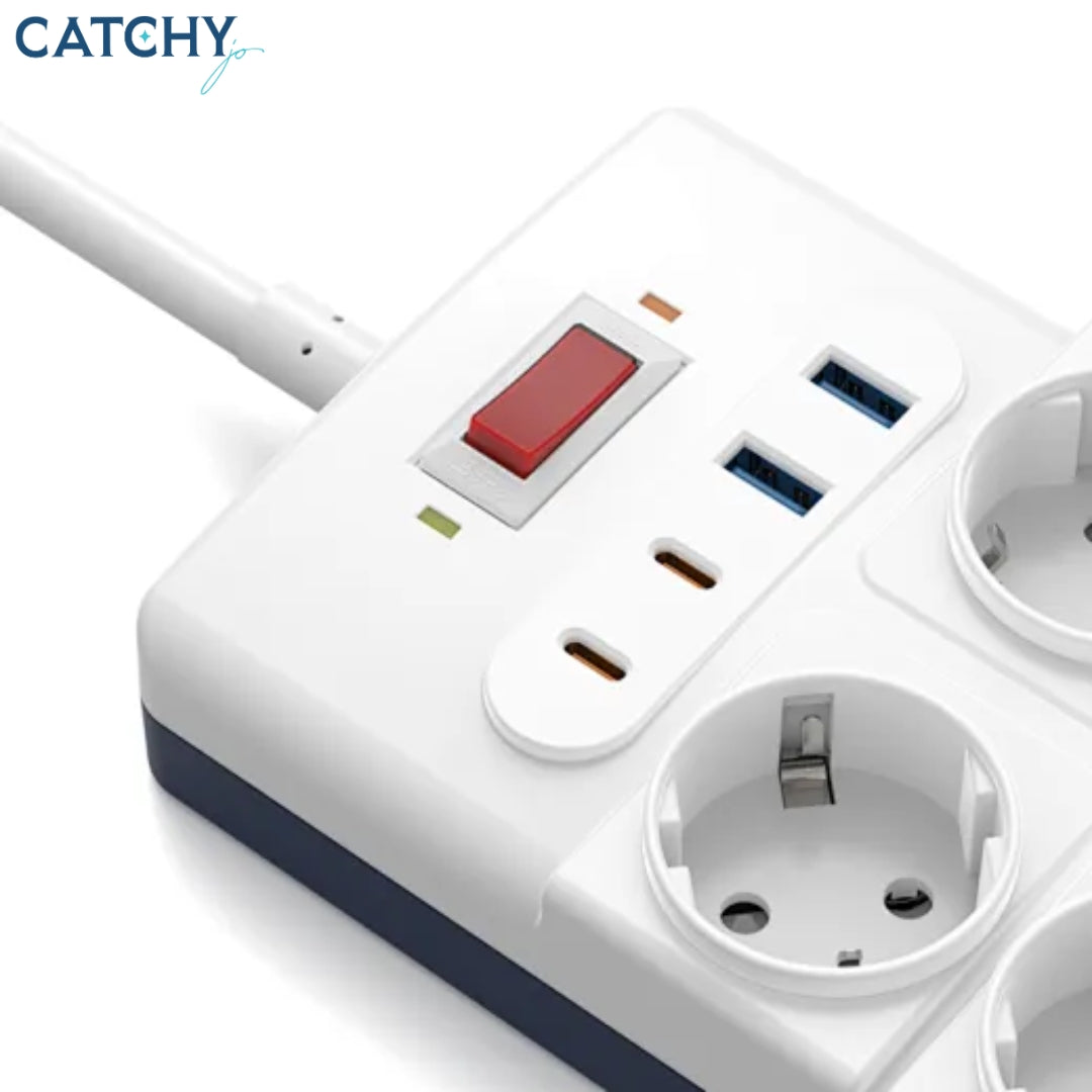 WiWU Wi-S008 14 in 1 Power Strip 2M (20W)