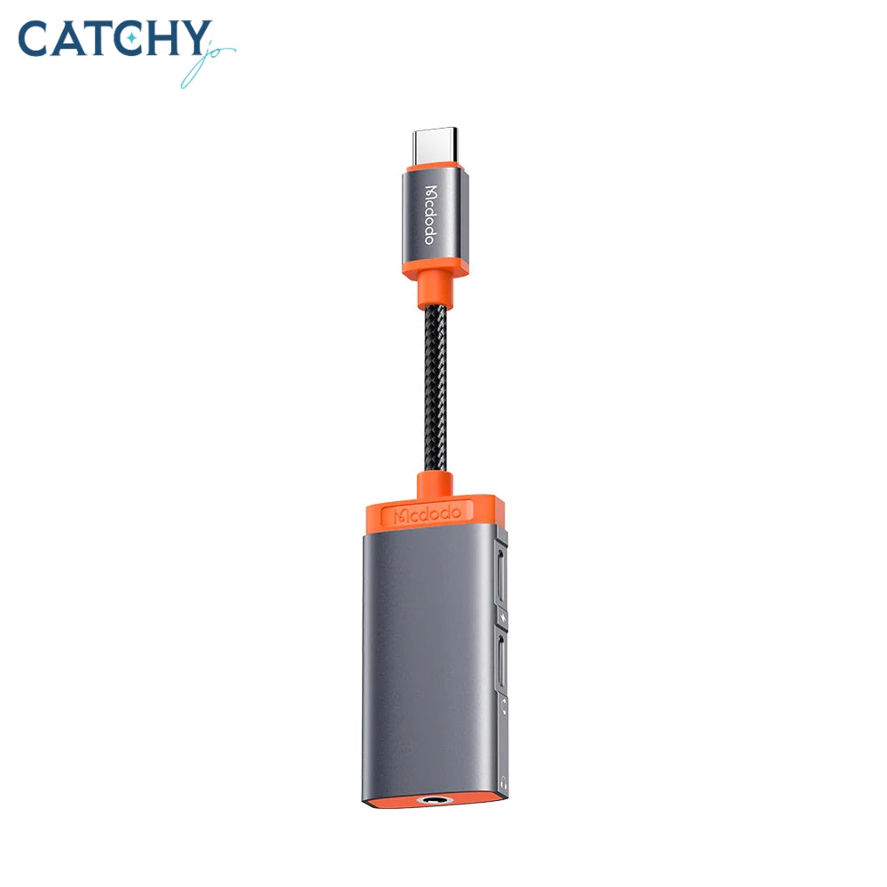 MCDODO CA-0940 Type C & DC 3.5mm Audio Adapter