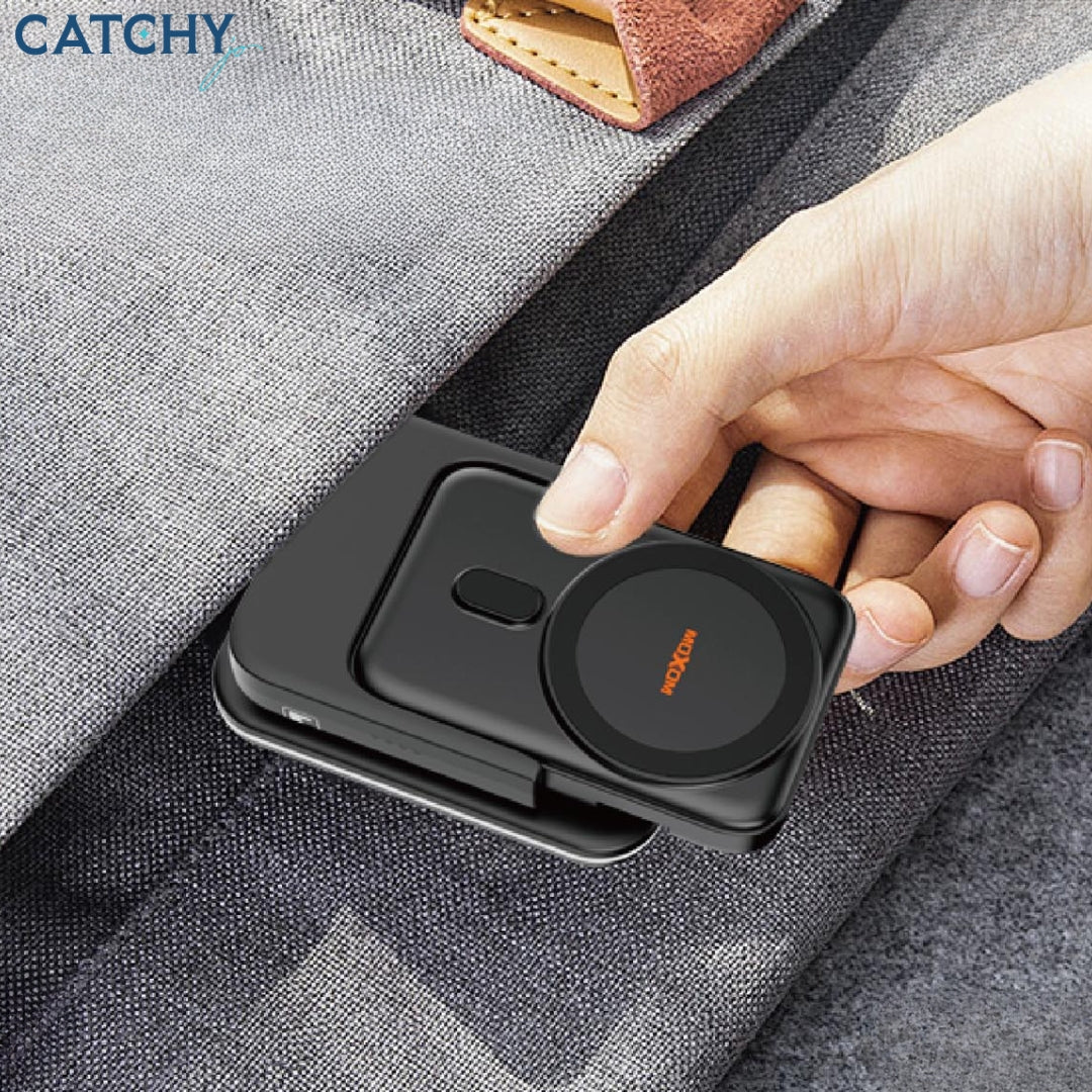 Moxom MX-PB143 3 in1 Wireless Charging Power Bank (5000mAh)